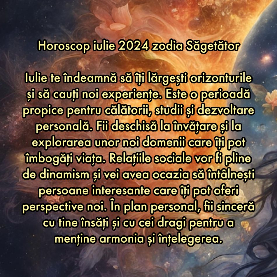 Horoscop iulie 2024. Divinitatea ne ia sub aripa sa și ne conectează cu energia vindecătoare a Cosmosului