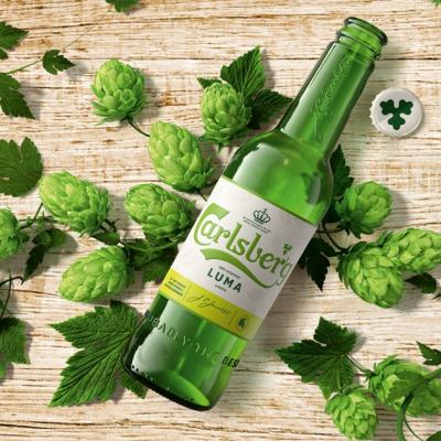Noul Carlsberg LUMA obtinut prin tehnologia inovatoare DRY Hopping pentru o aroma perfecta