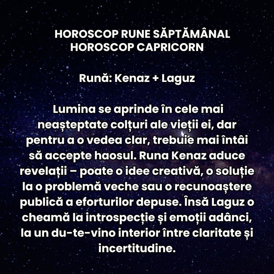 Horoscop Rune săptămâna 16-22 iunie 2025: Vara astrologică începe acum și ne face mai atenți la viața noastră de zi cu zi 