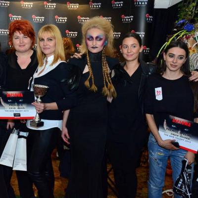 Elena Arghir si Bianca Florea (cursuri machiaj Atelierele ILBAH): Pe podium la Concursul International de Make-up:THE NEW TALENT