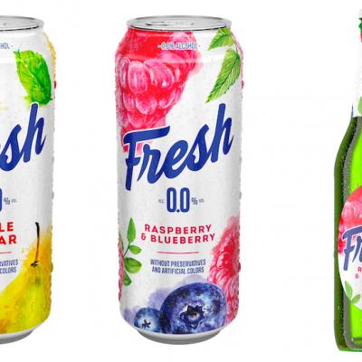 FRESH, un nou mix de suc de fructe cu bere 0.0