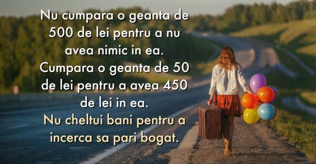 Lectii simple (dar eficiente) pe care sa le tii minte toata viata