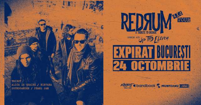 Redrum, trupa tribut a celor mai legendare trupe grunge, pleacă în turneu