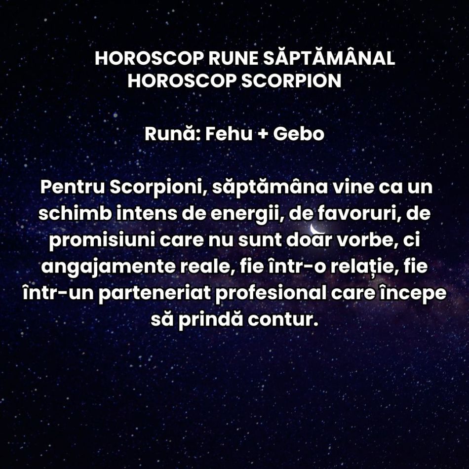 Horoscop Rune săptămâna 23-29 martie: Muncim mai mult, oboseala se acumulează, programul devine mai strict