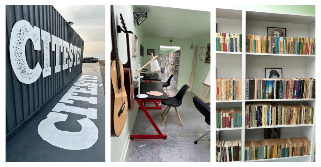 Concept educațional original creat de Ștefan Mandachi – hub cultural și bibliotecă ȋn container 