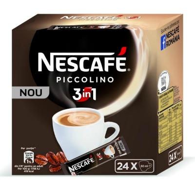Mai putin inseamna acum mai mult: NESCAFE inoveaza categoria 3in1 cu NESCAFE 3in1 PICCOLINO, prima cafea 3in1 scurta