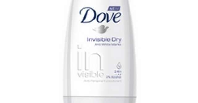 Deodorantele Dove Invisible Dry ofera protectie delicata, fara urme albe