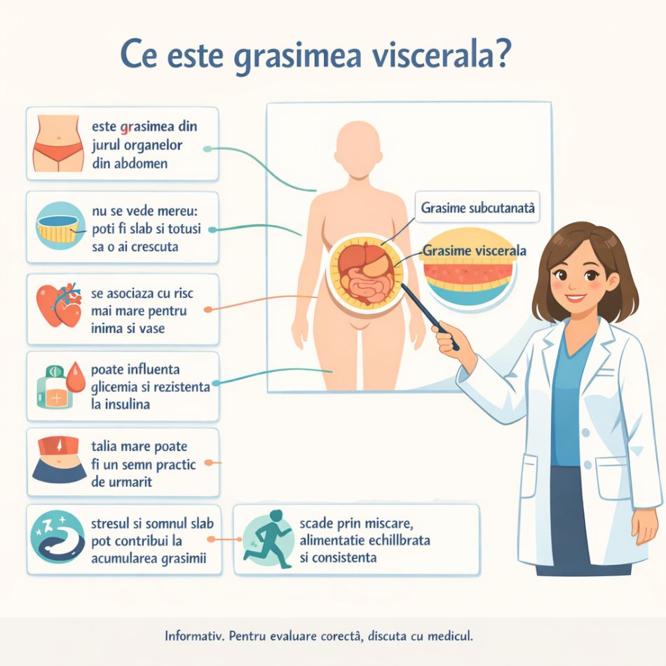 Grăsimea abdominală: de ce nu dispare, orice ai face? Cauze ascunse + soluții practice de slăbire în talie