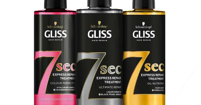 Noul GLISS TRATAMENT EXPRESS 7 sec, îngrijire profundă a părului în doar 7 secunde
