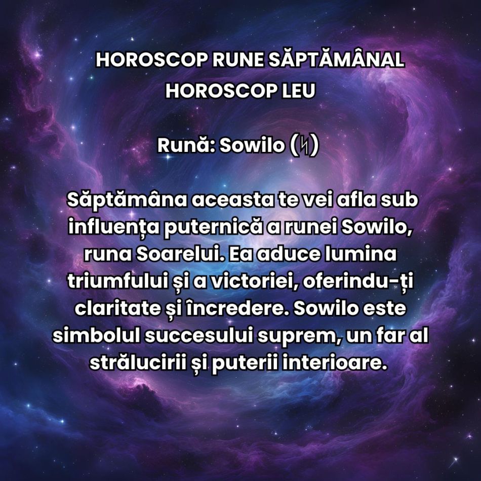 Horoscop Rune săptămâna 28 octombrie  - 3 noiembrie 2024: Află acum mesajul runelor la început de Brumar pentru zodia ta!