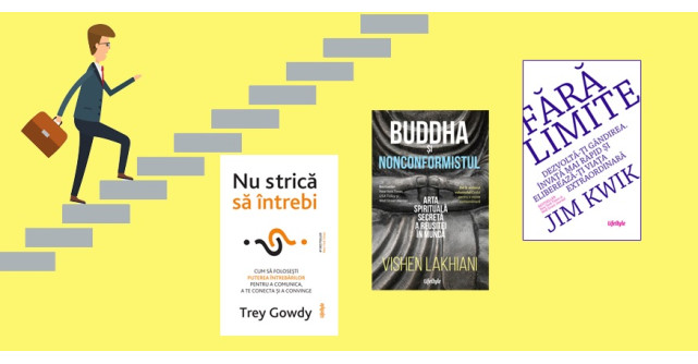 3 cărți despre cum să-ți folosești mintea ca să reușești orice îți dorești