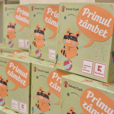 Kaufland România aduce tinerelor mame Primul zâmbet,  cutia cu lucruri necesare în primele zile de viață ale copilului