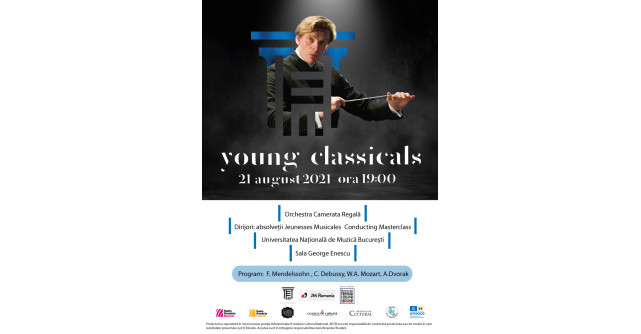 Concert extraordinar Young Classicals la Universitatea Națională de Muzică București pe data de 21 august 2021! 