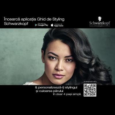 Incearca aplicatia Ghid de Styling Schwarzkopf