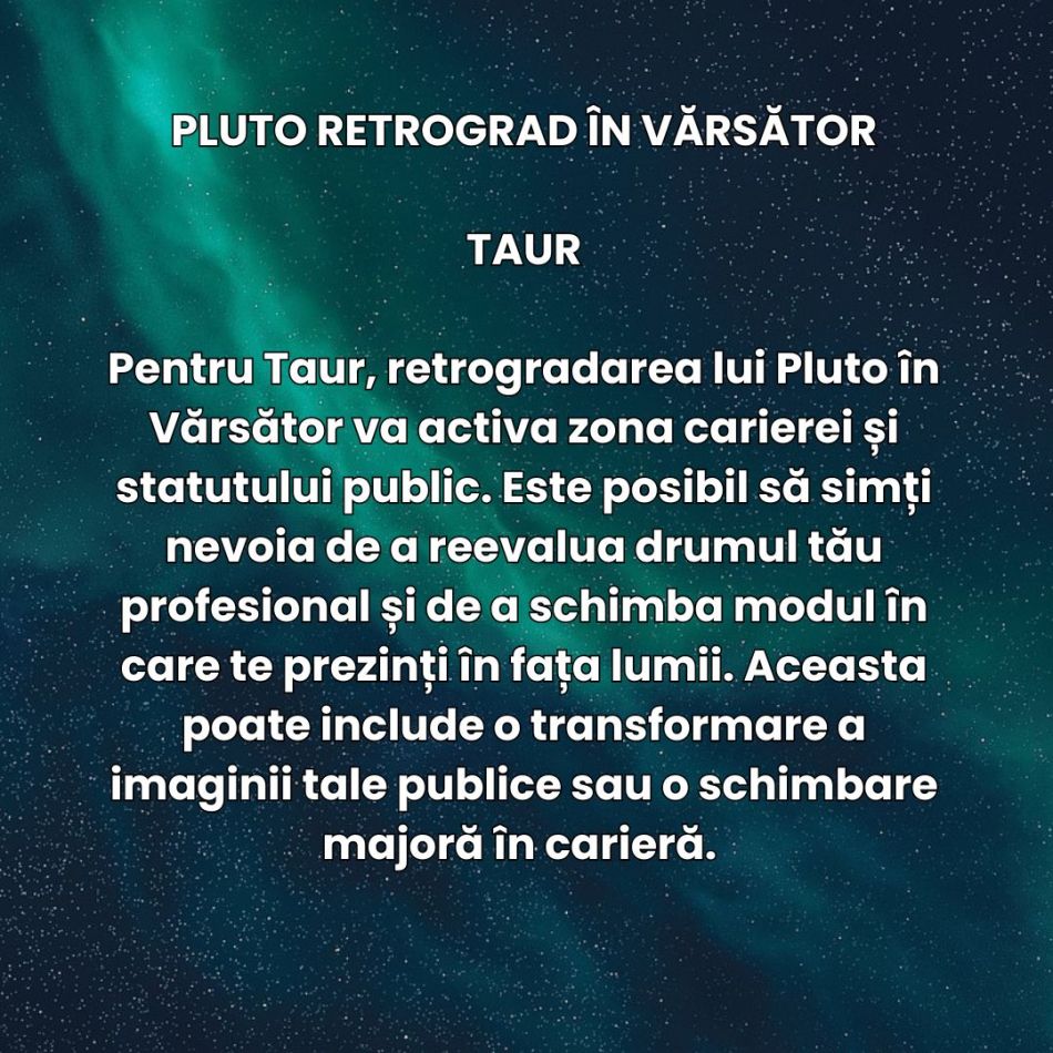 Urmează 6 luni de schimbări dramatice! Pluto retrograd în Vărsător ne va reconfigura destinele în perioada mai-octombrie 2025