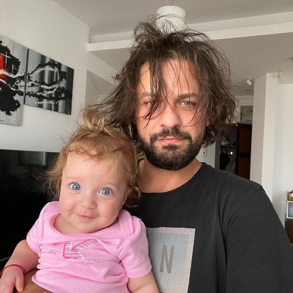 Fiica lui Augustin Viziru, Maria, este copia fidelă a actorului! Cum arată micuța în vârstă de 4 ani?