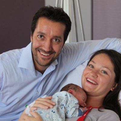 (P) Dario, Primul copil nascut la spitalul Baneasa