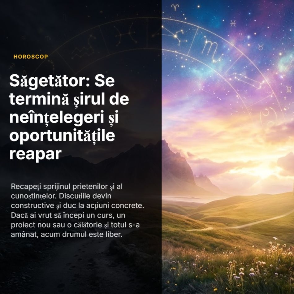 A venit și vremea lor! 4 zodii care scapă de ghinion începând de joi
