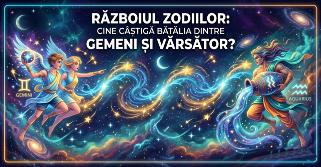 Războiul zodiilor: Cine câștigă bătălia dintre Gemeni și Vărsător?