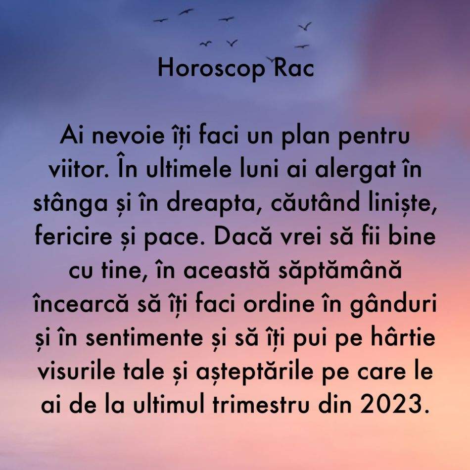 De ce are nevoie fiecare semn zodiacal în săptămâna 2-8 octombrie