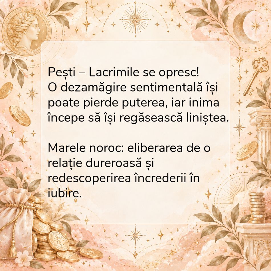 2 zodii care scapă de un MARE GHINION în acest final de an! Universul le eliberează de necazuri și le deschide porțile norocului