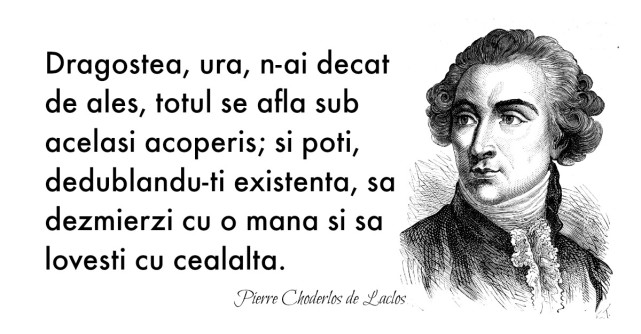 Alfabetul dragostei. Cele mai frumoase citate despre iubire dupa Choderlos de Laclos