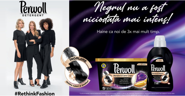 Cu Perwoll Black, negrul nu a fost niciodată mai intens!