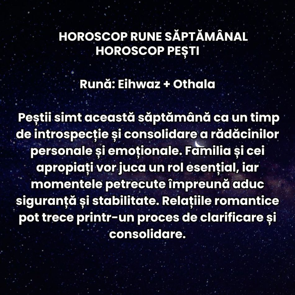 Horoscop Rune săptămâna 27 octombrie – 2 noiembrie 2025: Inițiativa este încurajată și răsplătită! Deschidem uși surprinzătoare!