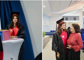 Monica Bîrlădeanu a absolvit Facultatea de Psihologie: Cred în demnitatea de-a căuta. Imagini emoționante de la absolvire