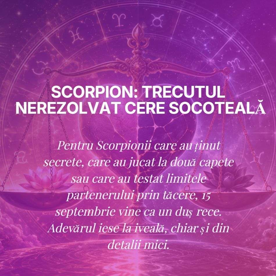 15 septembrie, după FAPTĂ ȘI RĂSPLATĂ! 4 zodii vor fi puse față în față cu karma inimii