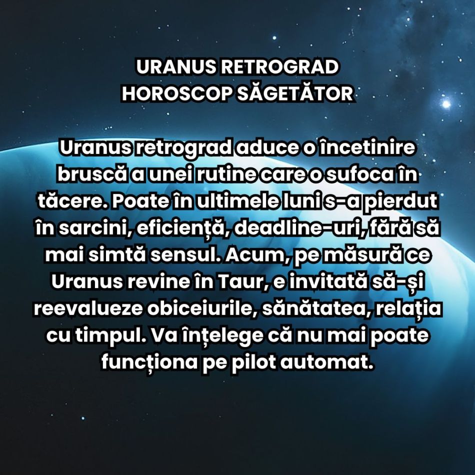 Uranus se întoarce pentru ultima dată în Taur! Realitatea noastră se prăbușește și primim mari revelații