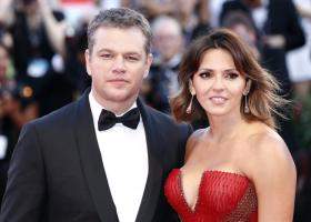 Matt Damon, apariție plină de tandrețe alături de soția Luciana și fii