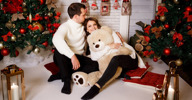 Ședințe foto de Crăciun în decorul spectaculos We Do Wow Events