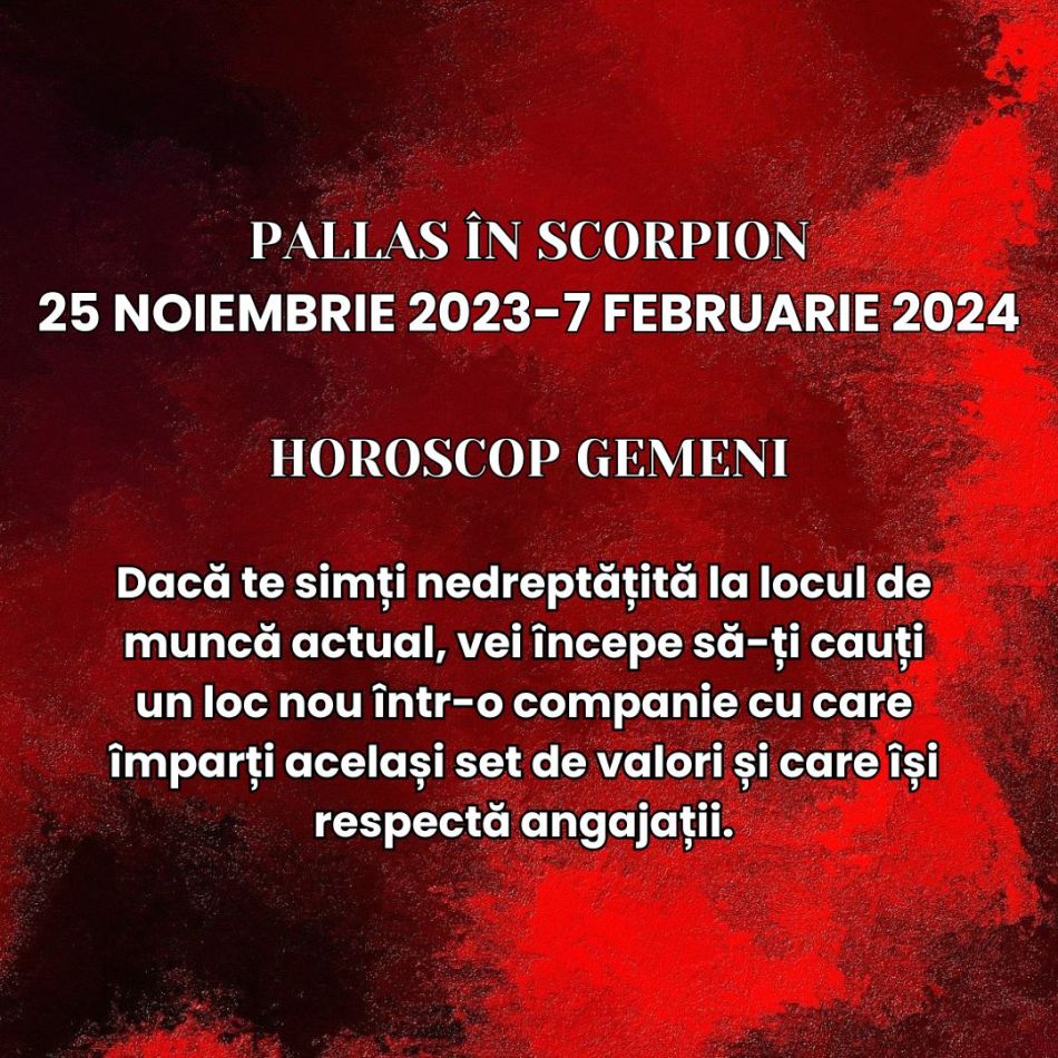 Pallas în Scorpion: Simțul dreptății ne este activat și ne aduce schimbări profunde