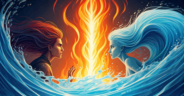 Iubire sau distrugere? Relațiile karmice dintre zodiile de Apă și cele de Foc – o atracție care arde și îneacă în același timp