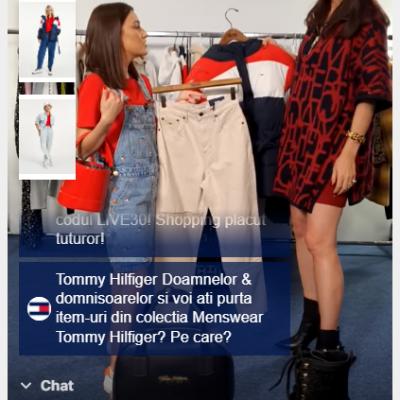 Tommy Hilfiger a găzduit primul eveniment Tommy de livestream shopping