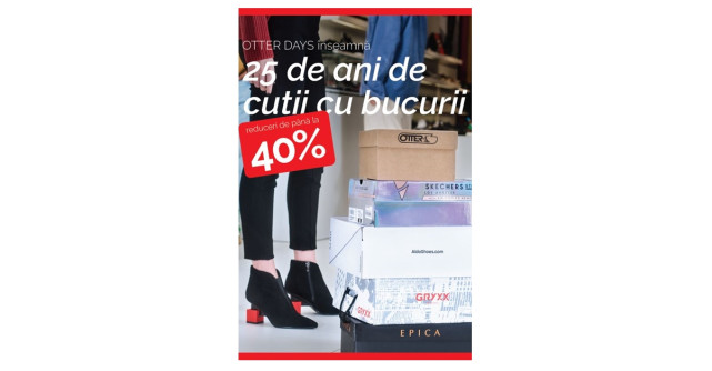 OTTER DISTRIBUTION SĂRBĂTOREȘTE CU REDUCERI DE PÂNĂ LA 40% UN SFERT DE SECOL DE LA LANSARE