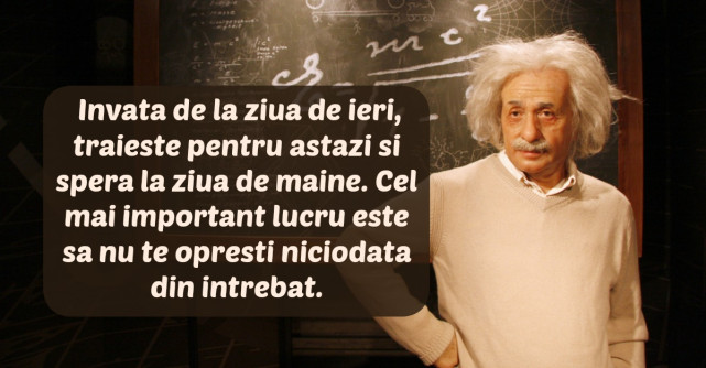 De dat mai departe. Perle de intelepciune de la Albert Einstein