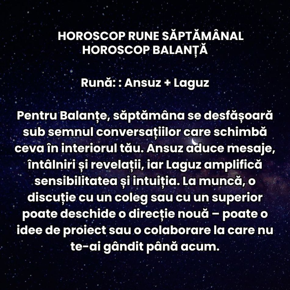 Horoscop Rune săptămâna 9-15 martie 2026:  Începem să vedem primele semne ale schimbării. Totul devine mai luminos