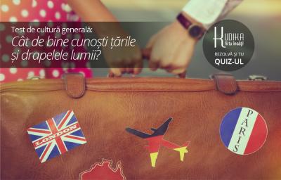 Test de cultura generala: Cat de bine cunosti tarile si drapelele lumii?