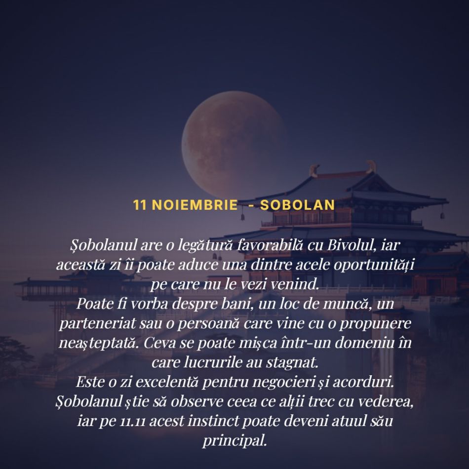 Horoscop chinezesc 11.11: Ziua Bivolului Abundenței deschide porțile norocului. Bani, oportunități și împliniri pentru 6 zodii
