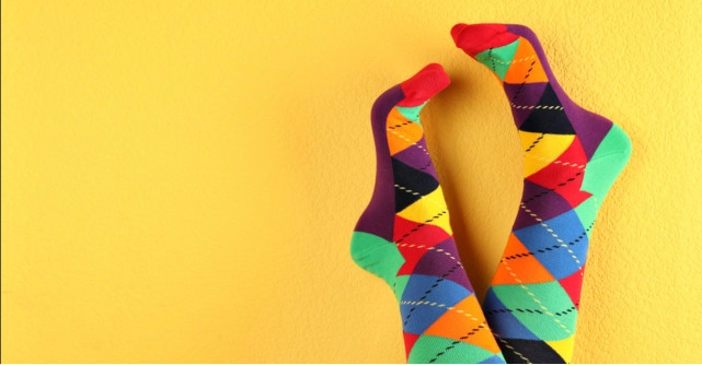 Sosete colorate cu imprimeu deosebit