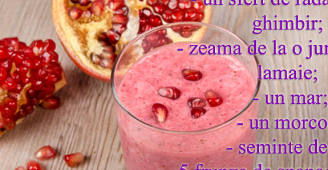 Reteta rapida de detoxifiere dupa Paste