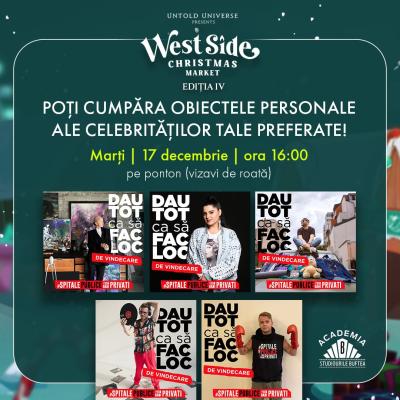 ,,West Side Christmas Market” găzduiește campania de fundraising a proiectului ,,Spitale Publice din Bani Privați” 