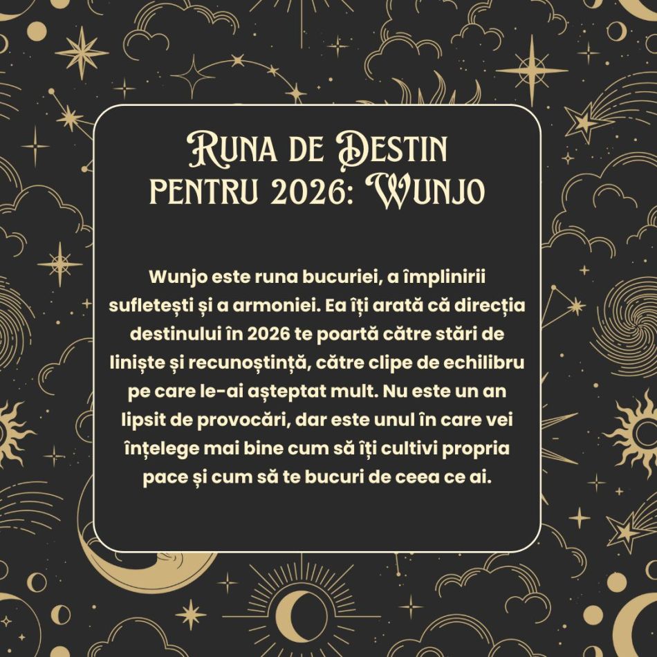 Horoscop Rune 2026 RAC:  Vei redescoperi frumusețea vieții de zi cu zi și vei căuta fericirea adevărată în adâncul sufletului