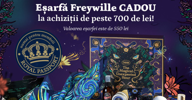 Sabon oferă CADOU o eșarfă de lux FreyWille