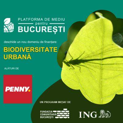PENNY este alături de Platforma de mediu pentru București în noul domeniu de finanțare - biodiversitate urbană
