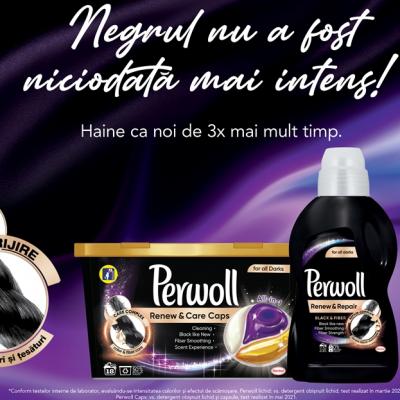 Cu Perwoll Black, negrul nu a fost niciodată mai intens!
