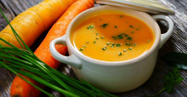 Supa crema de morcovi cu ghimbir: rasfatul de dupa sarbatori