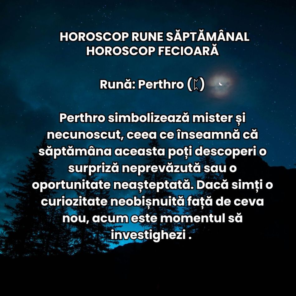 Horoscop Rune săptămâna 25 noiembrie – 1 decembrie 2024: Cum începi ultima lună a anului?